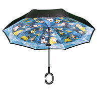 Calla Products Women's Raining Cats & Dogs Topsy Turvy Umbrella