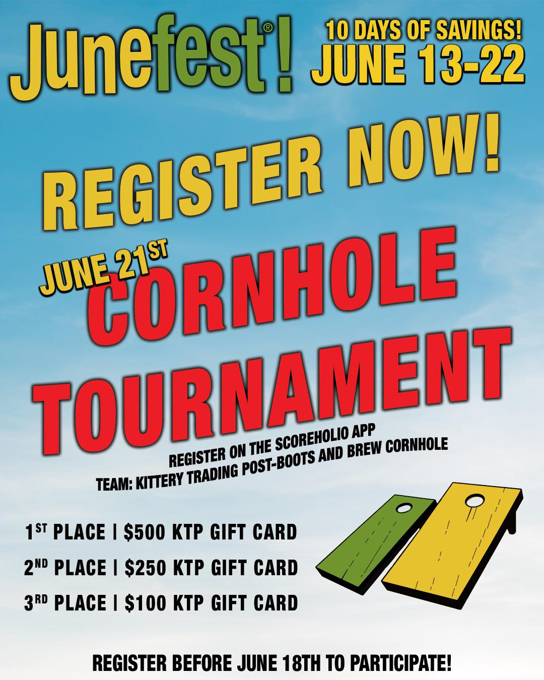 Cornhole Tournament